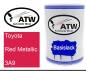 Preview: Toyota, Red Metallic, 3A9: 500ml Lackdose, von ATW Autoteile West.